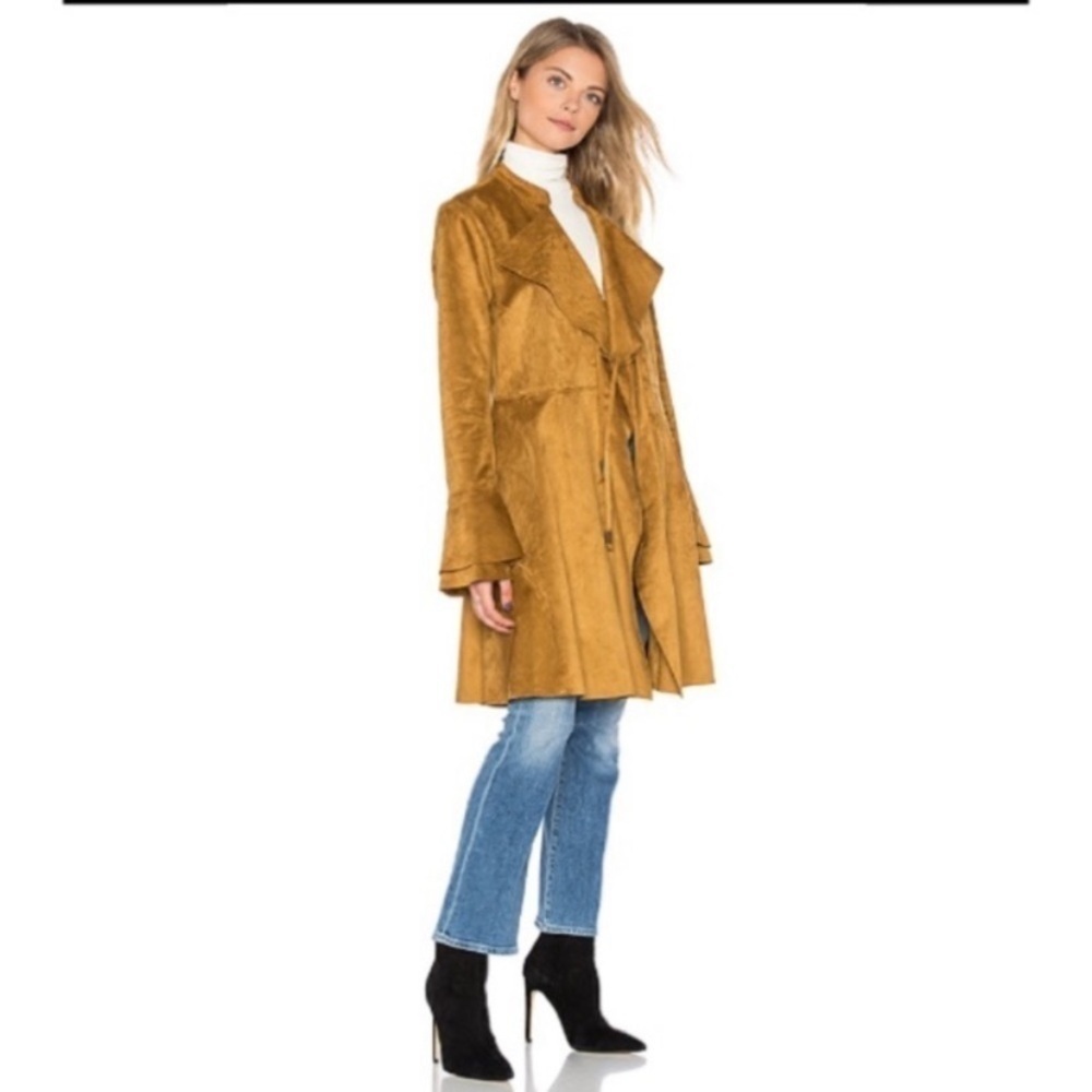✅ Free People Jacket Meadow Faux Suede in Sand Brown - Picture 5 of 12